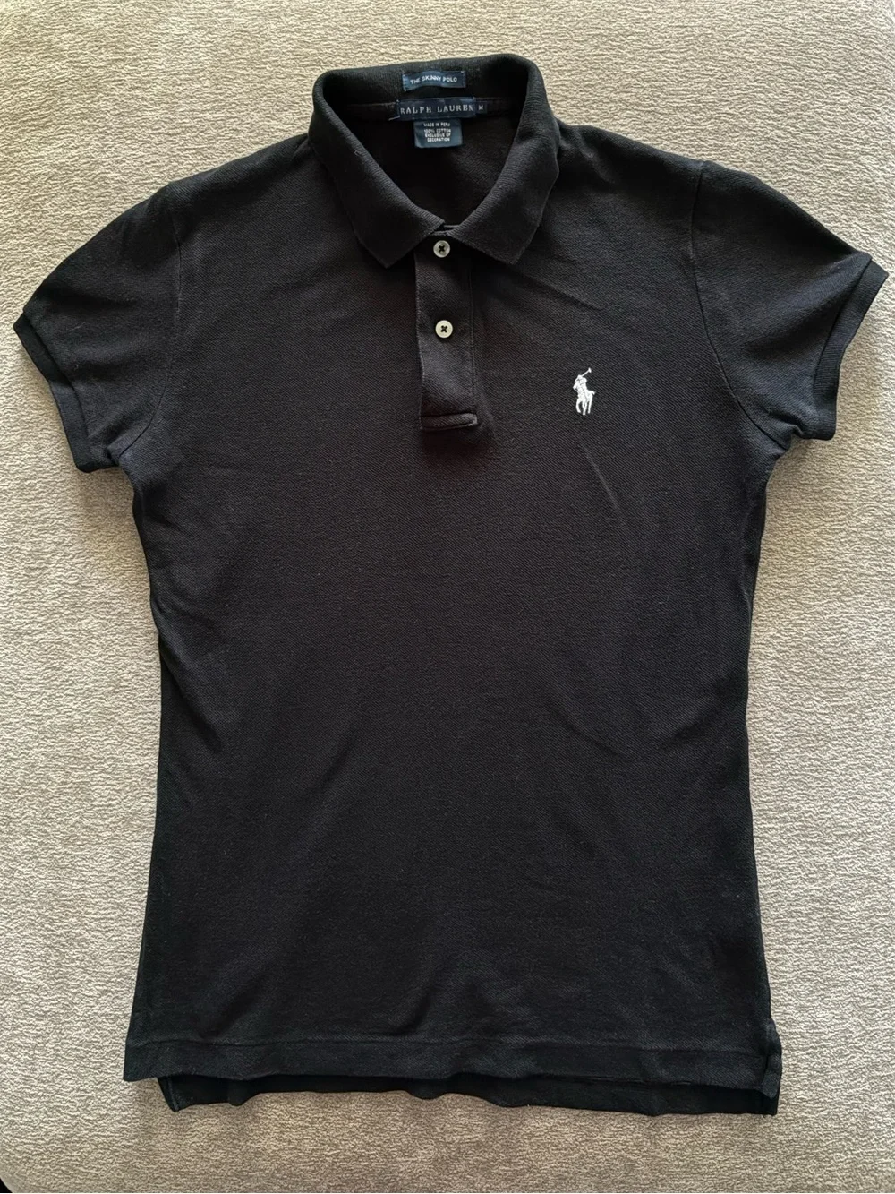 Ralph Lauren Skinny Fit Polo with White Pony